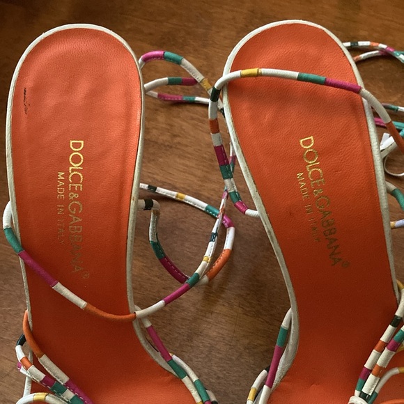 Dolce & Gabbana Vero Cuoio Leather Heels - Picture 2 of 4